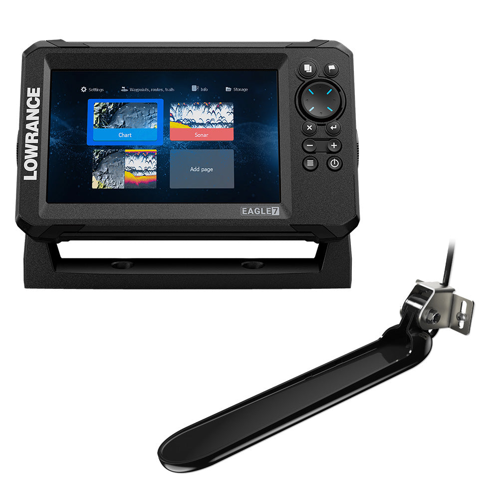 Lowrance Eagle 7 w/TripleShot Transducer Discover OnBoard Chart