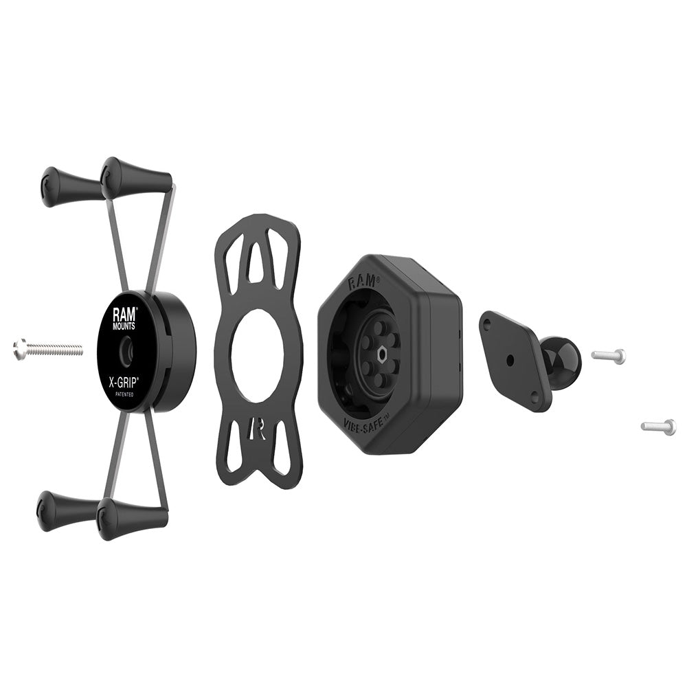RAM Mount RAM X-Grip Large Phone Holder w/Ball Vibe-Safe Adapter