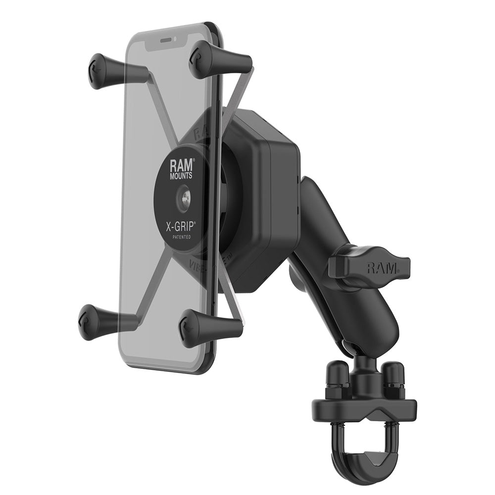 RAM Mount RAM X-Grip Large Phone Mount w/Vibe-Safe U-Bolt Base - Medium
