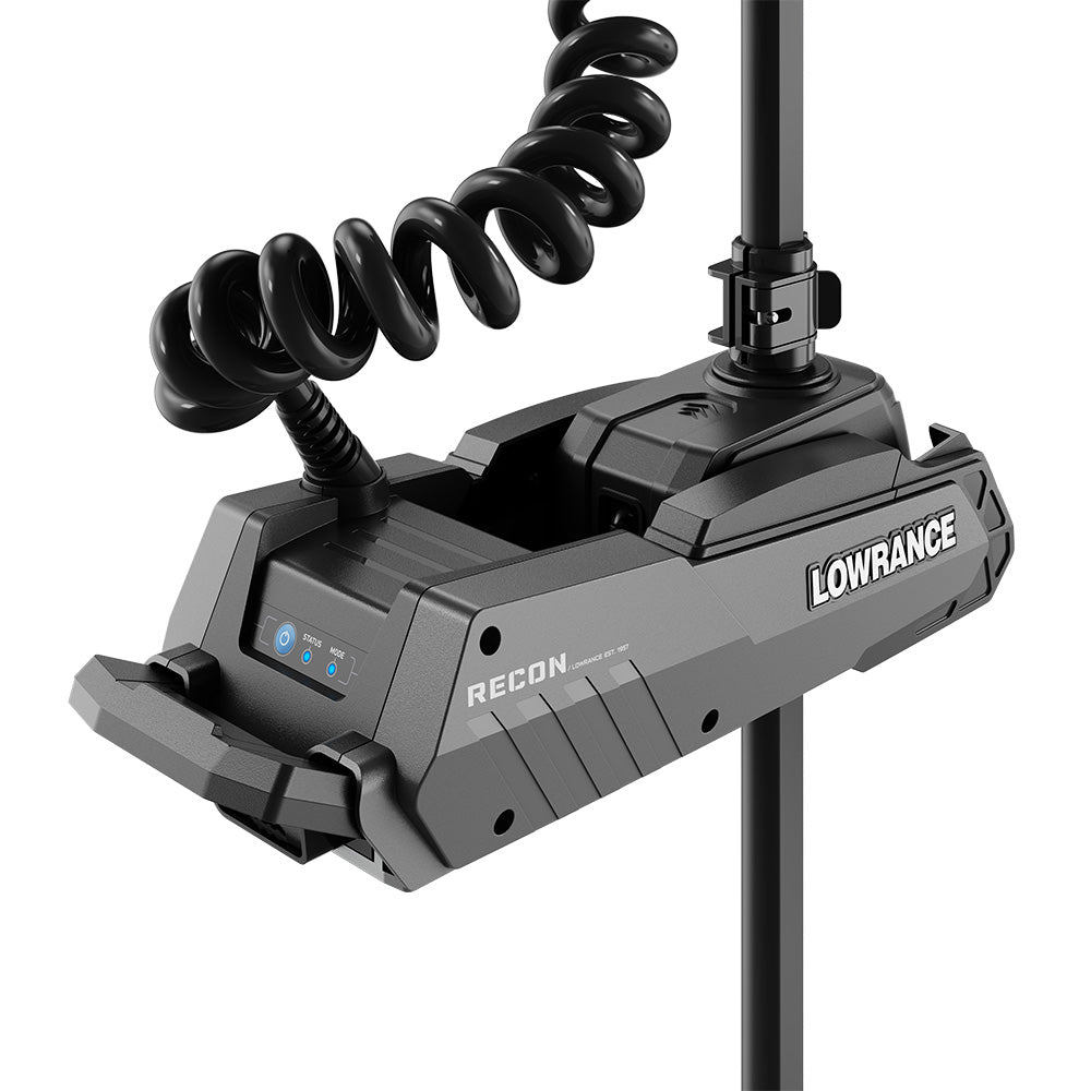 Lowrance Recon FW 48" Trolling Motor - Includes Freesteer Joystick Remote, Wireless Foot Pedal HDI Nosecone