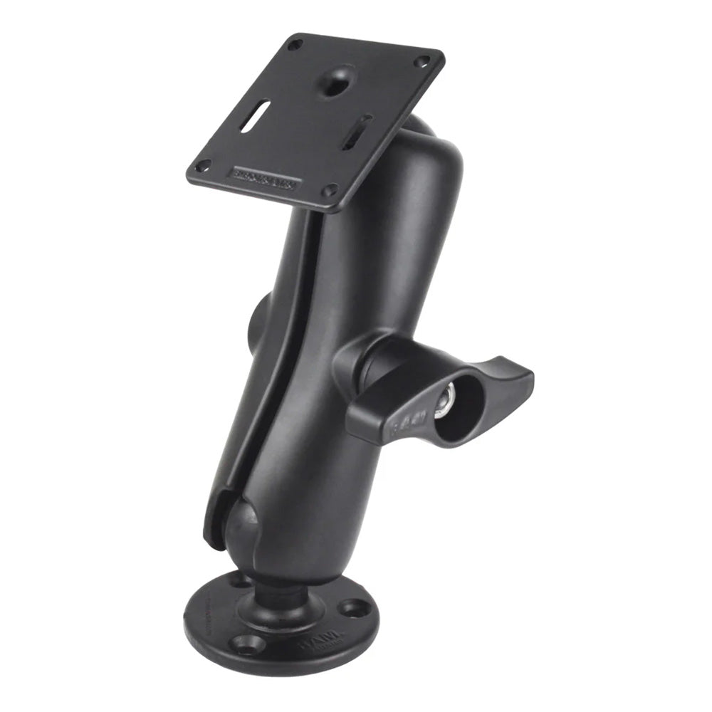 RAM Mount RAM Double Ball Mount w/75 x 75mm VESA Plate Jam Nut - Medium