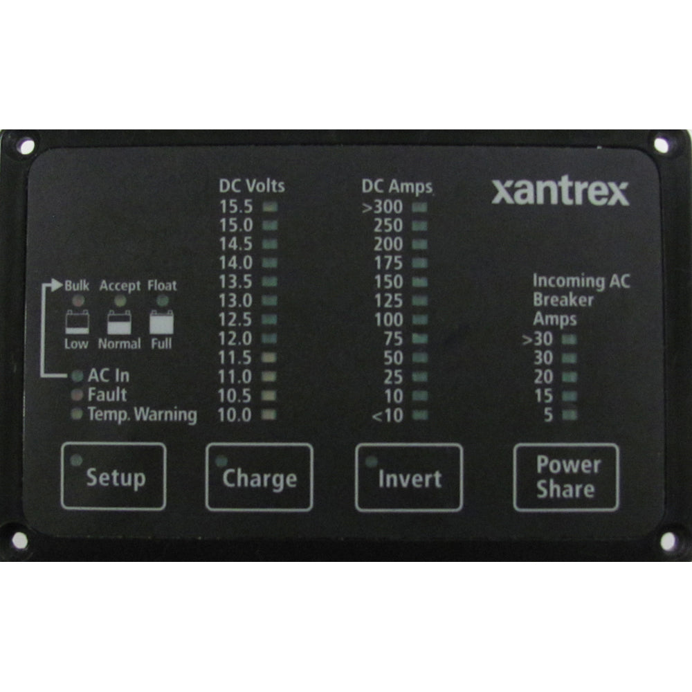 Xantrex Heart FDM-12-25 Remote Panel, Battery Status Freedom Inverter/Charger Remote Control