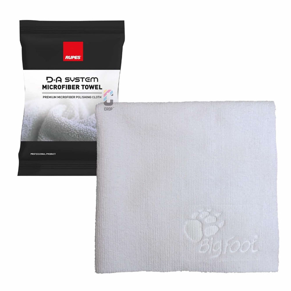 RUPES D-A System Microfiber Towel 16x16 - White