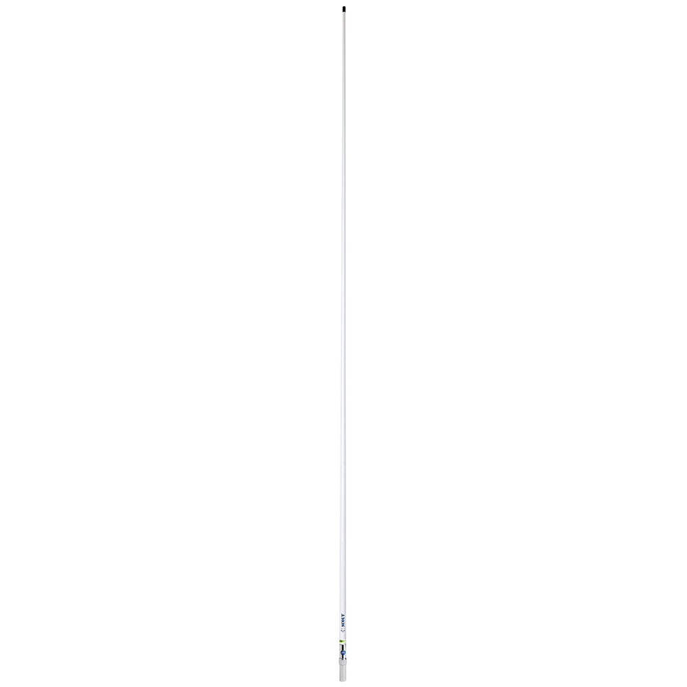 Scout 8' QuickFit White VHF Antenna w/5M Cable + FME Quick 6 Foam Filled 6db Solid Brass Copper Element