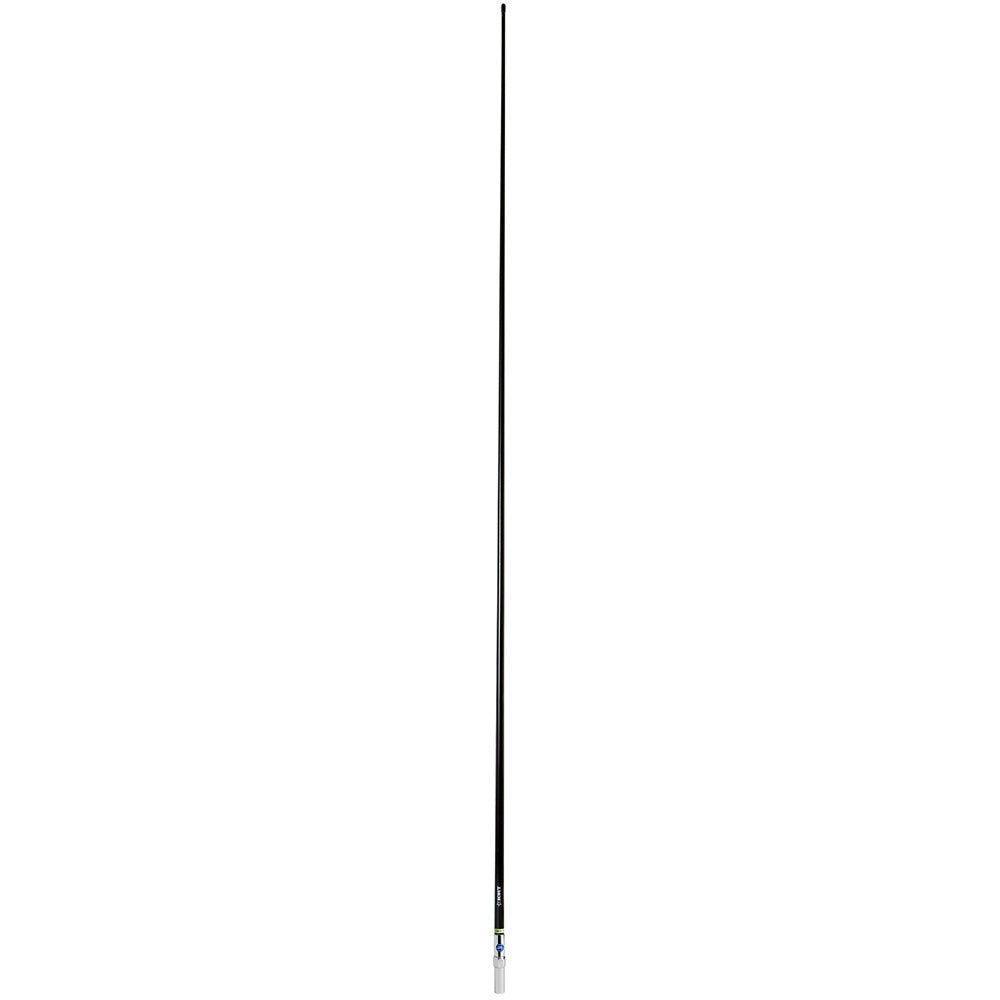 Scout 8' QuickFit Black VHF Antenna w/5M Cable + FME Quick 6 Foam Filled 6db Solid Brass Copper Element