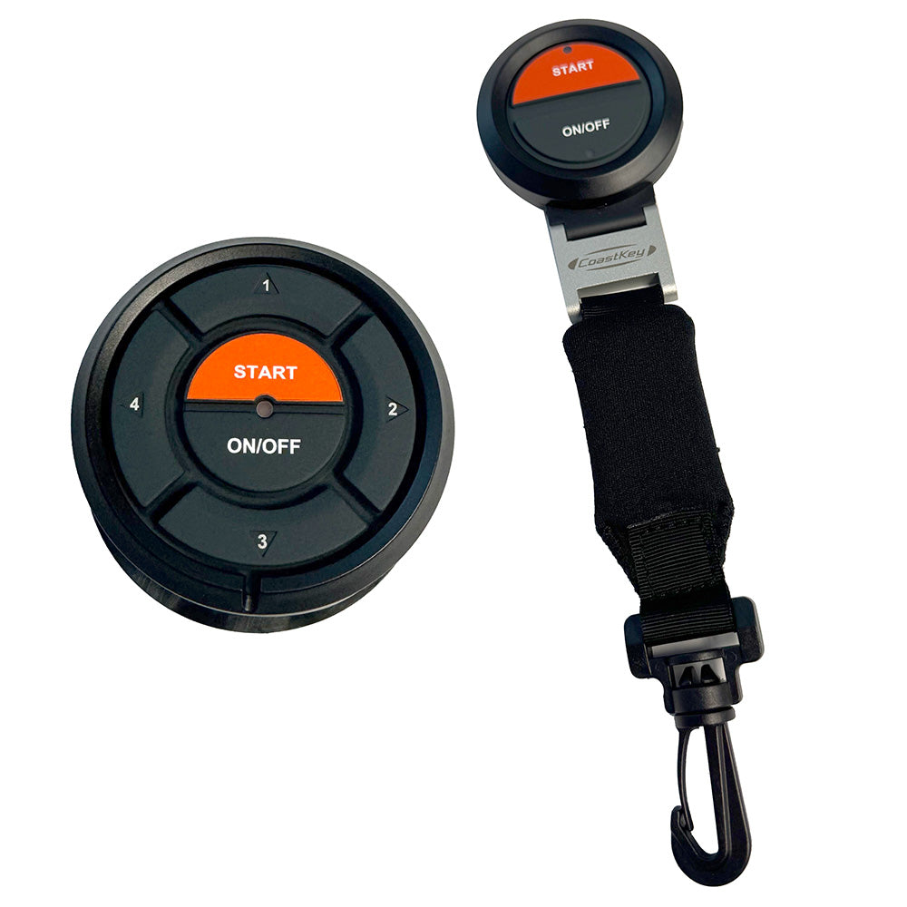 CoastKey Standard Quad Mercury Engine Keyless Ignition w/Keyless Stop/Start, Remote Stop/Start, Ecos