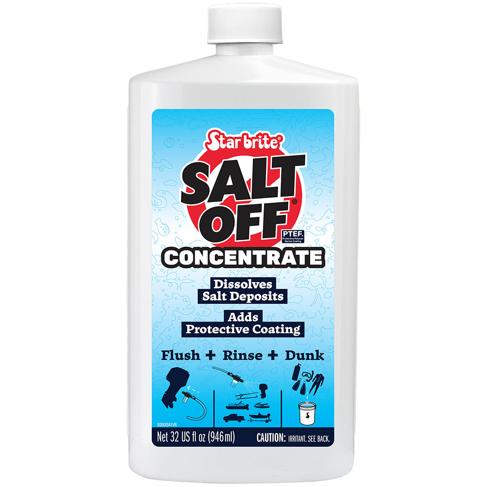 Star brite Salt Off - Concentrate- Salt Remover Wash Engine Flush - 32 oz