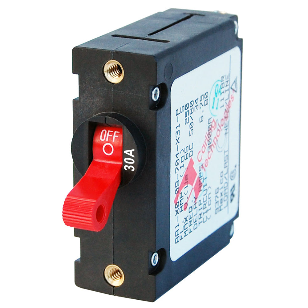 Blue Sea 7221 AC / DC Single Pole Magnetic World Circuit Breaker - 30