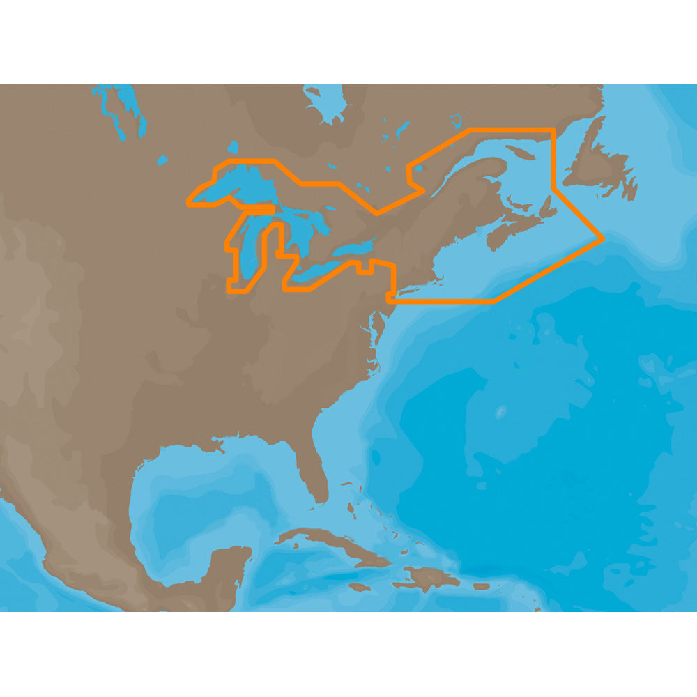 C-MAP MAX NA-M026 - Great Lakes & The Maritimes - SD Card