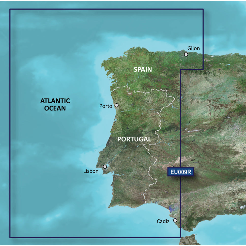 Garmin BlueChart g3 Vision HD - VEU009R - Portugal NW Spain - microSD/SD