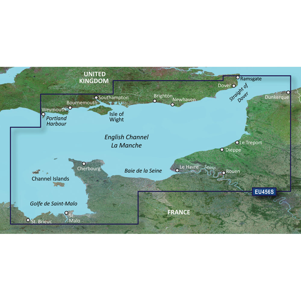 Garmin BlueChart g3 Vision HD - VEU465S - The Solent Channel Islands - microSD/SD