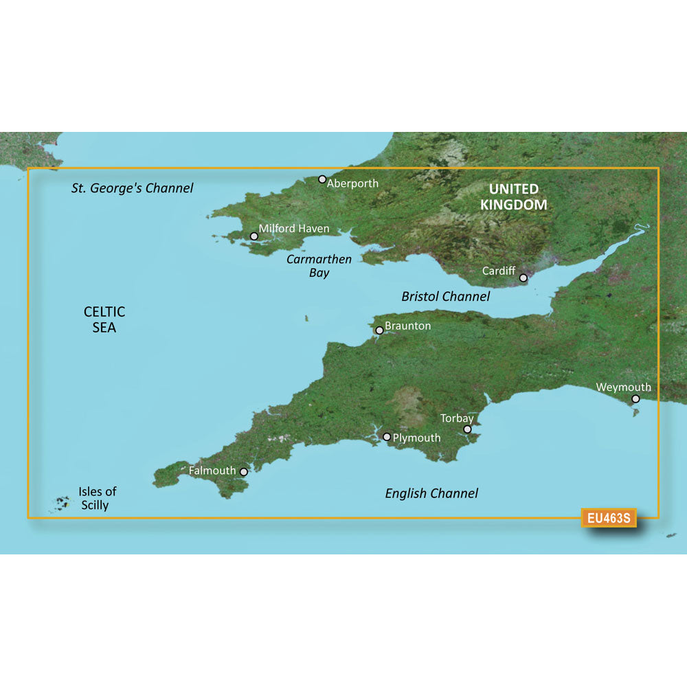 Garmin BlueChart g3 Vision HD - VEU463S - Bristol Channel England SW - microSD/SD