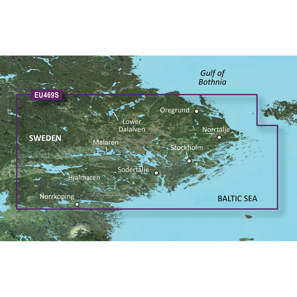 Garmin BlueChart g3 Vision HD - VEU469S - Stockholm Mlaren - microSD/SD