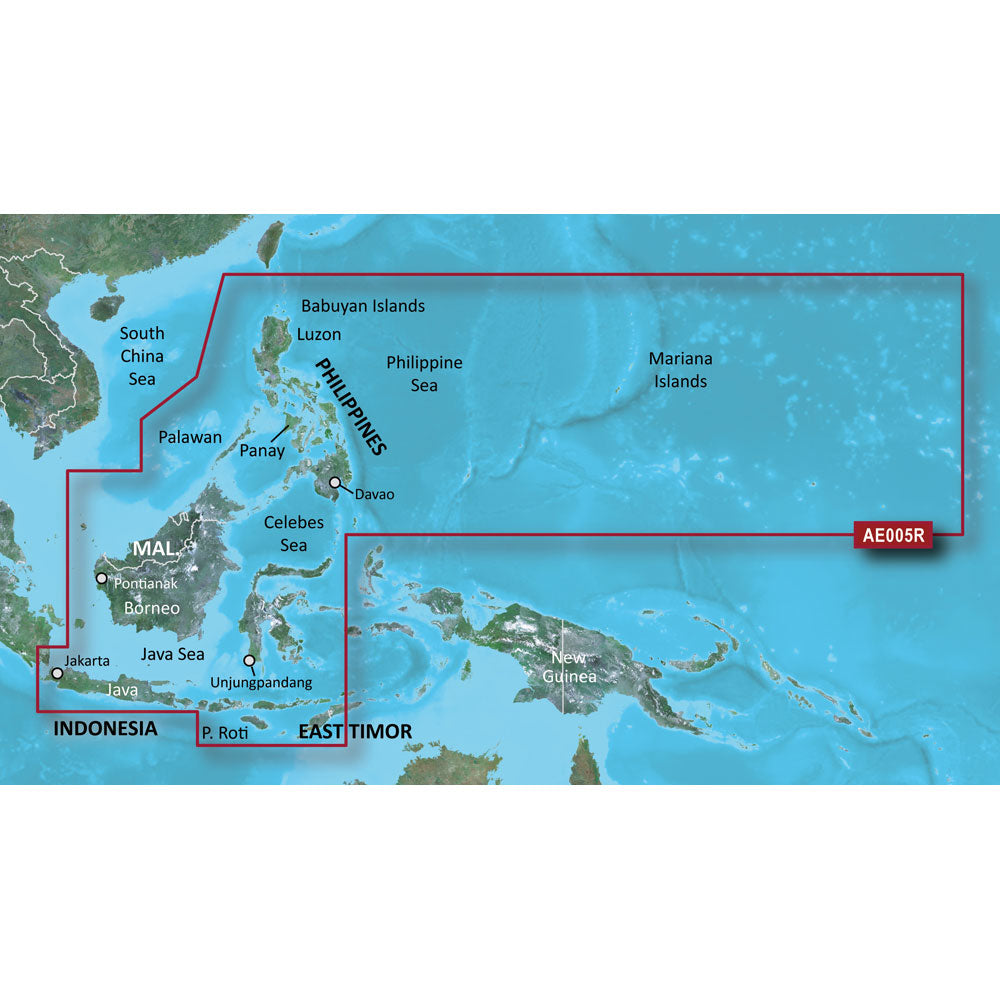 Garmin BlueChart g3 Vision HD - VAE005R - Philippines - Java Mariana Is. - microSD/SD