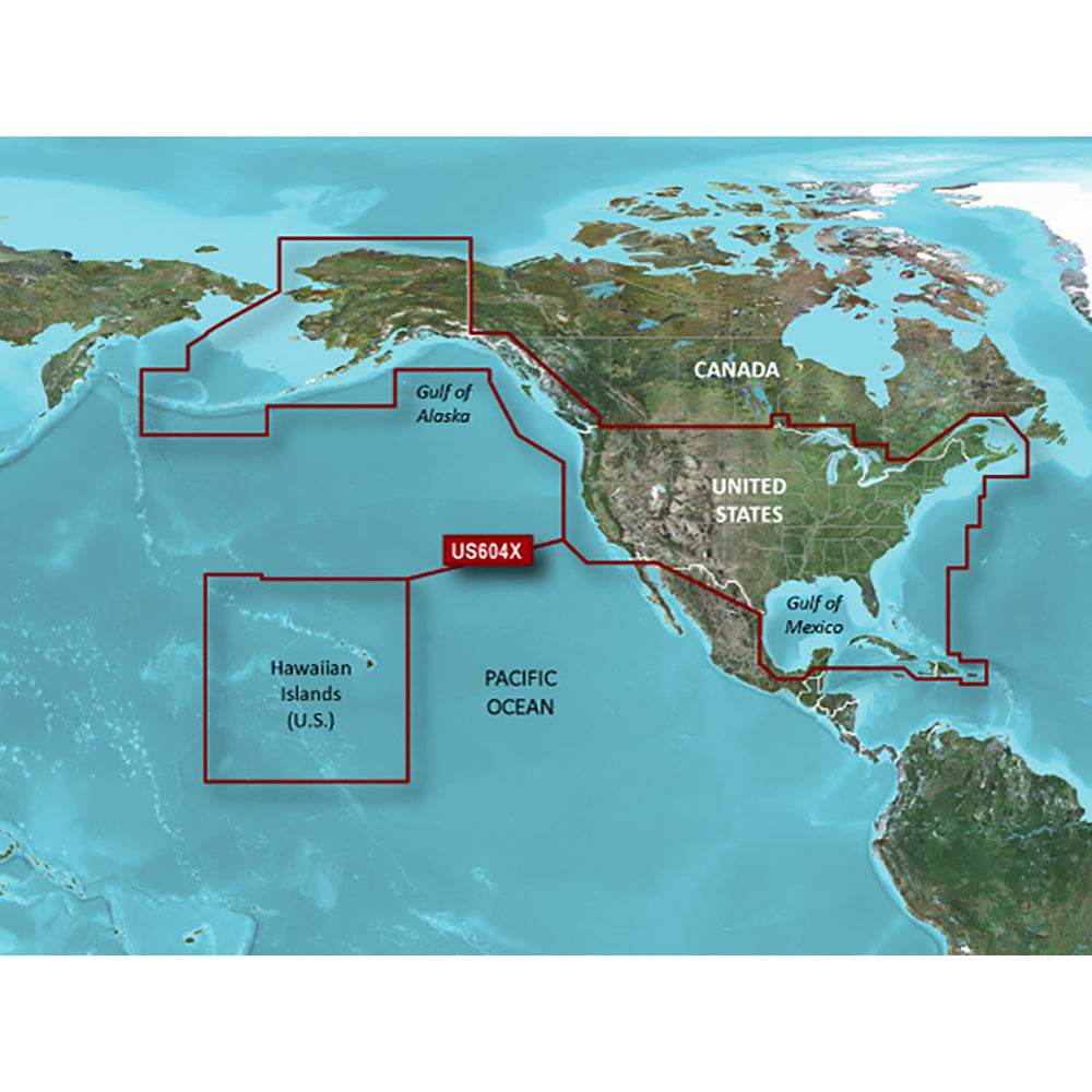 Garmin BlueChart g3 HD - HXUS604x - US All Canadian West - microSD/SD