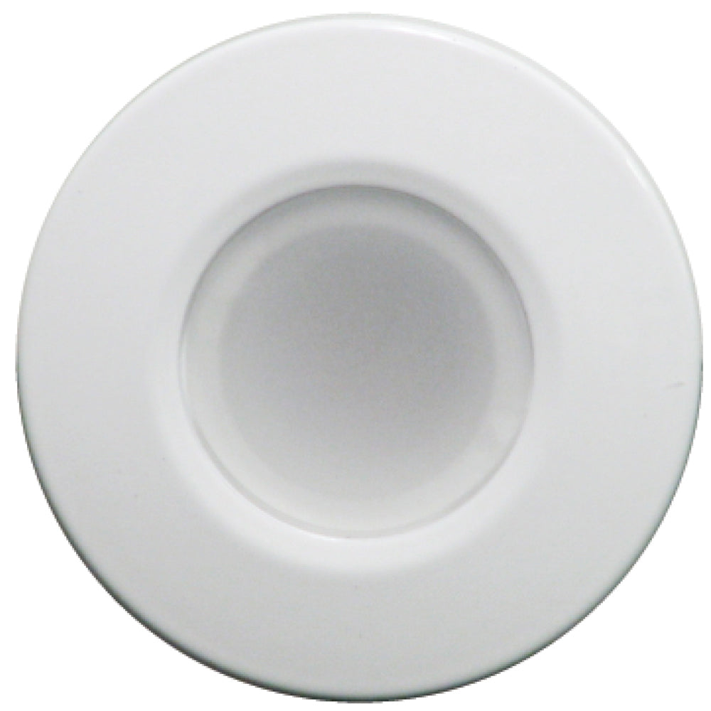 Lumitec Orbit Flush Mount Down Light - Blue Non-Dimming, Red Non-Dimming White Dimming w/White Housing