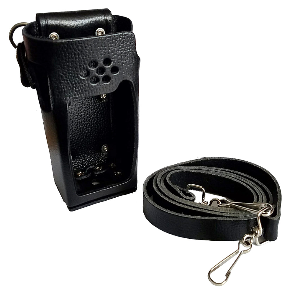 Standard Horizon Leather Case w/Belt Loop Shoulder Strap