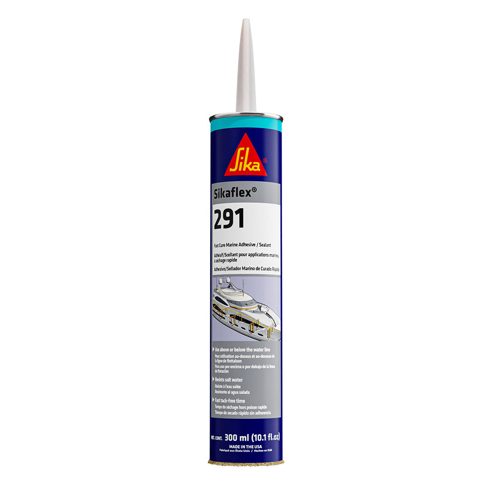 Sika Sikaflex 291 Fast Cure Adhesive Sealant 10.3oz(300ml) Cartridge - Black