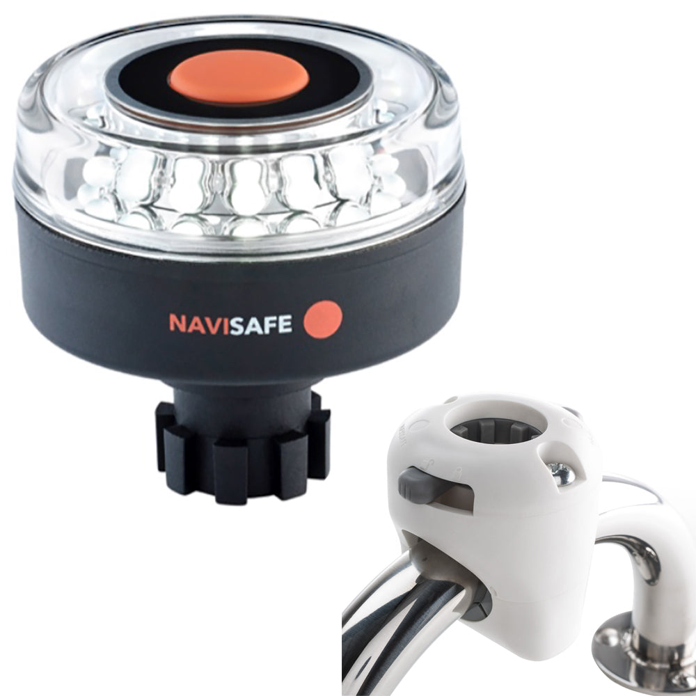 Navisafe Navilight 360 2NM w/Navibolt Base Rail Mount - White