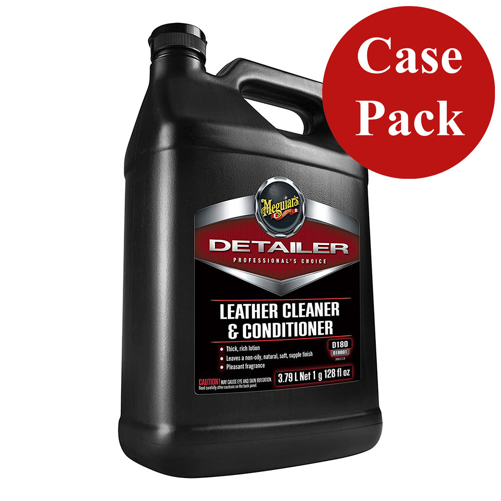 Meguiars Detailer Leather Cleaner Conditioner - 1-Gallon *Case of 4*