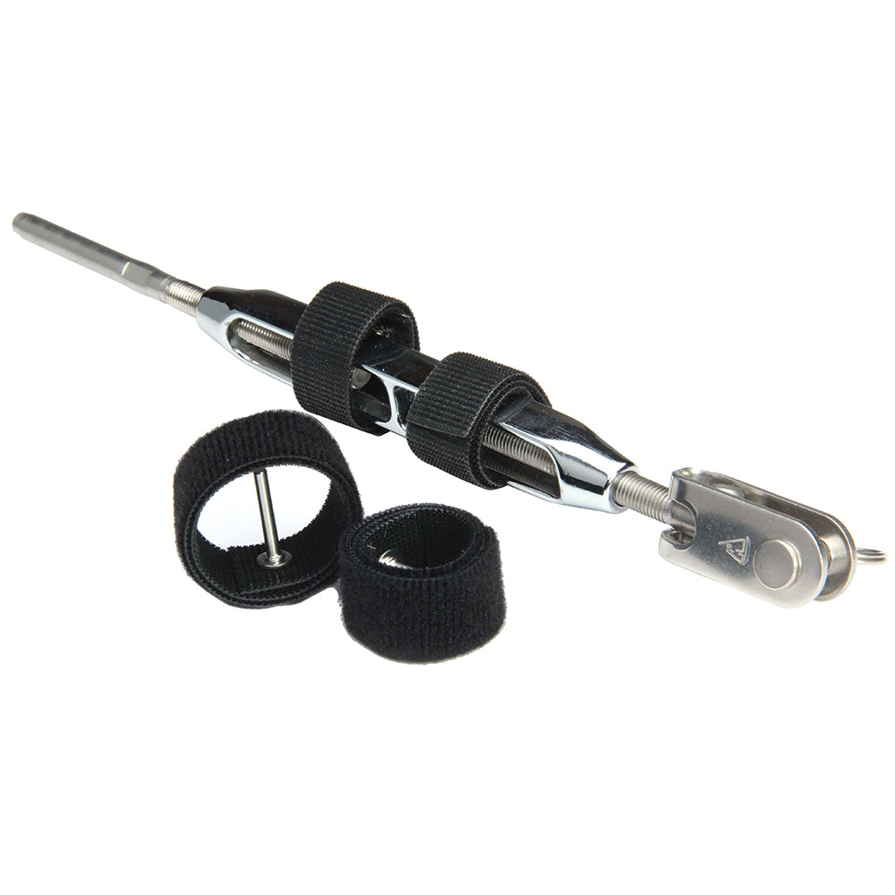C. Sherman Johnson Wrap Pins Hook Loop Pin Locking Devices f/Open Body Turnbuckles 1/4" - 2-Pack