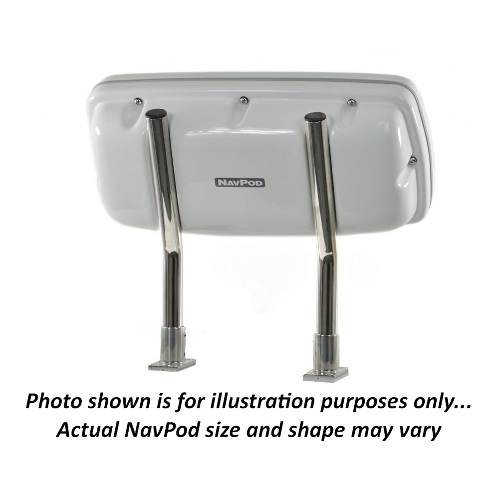 NavPod SystemPod Pre-Cut f/Garmin GPSMAP 942xs, 942, 922xs 922 2 Instruments (3.6 Holes) f/9.5 Wide Guard