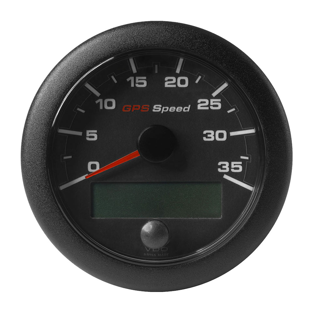 Veratron 3-3/8" (85mm) OceanLink GPS Speedometer - Black Dial Bezel (0-35 K/MPH/KMH)