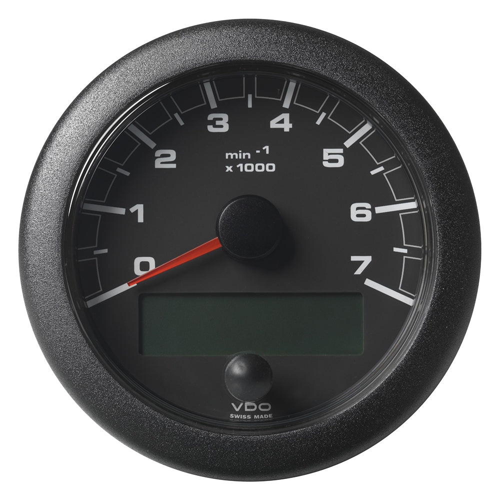 Veratron 3-3/8" (85MM) OceanLink NMEA 2000 Tachometer - 7000 RPM - Black Dial Bezel
