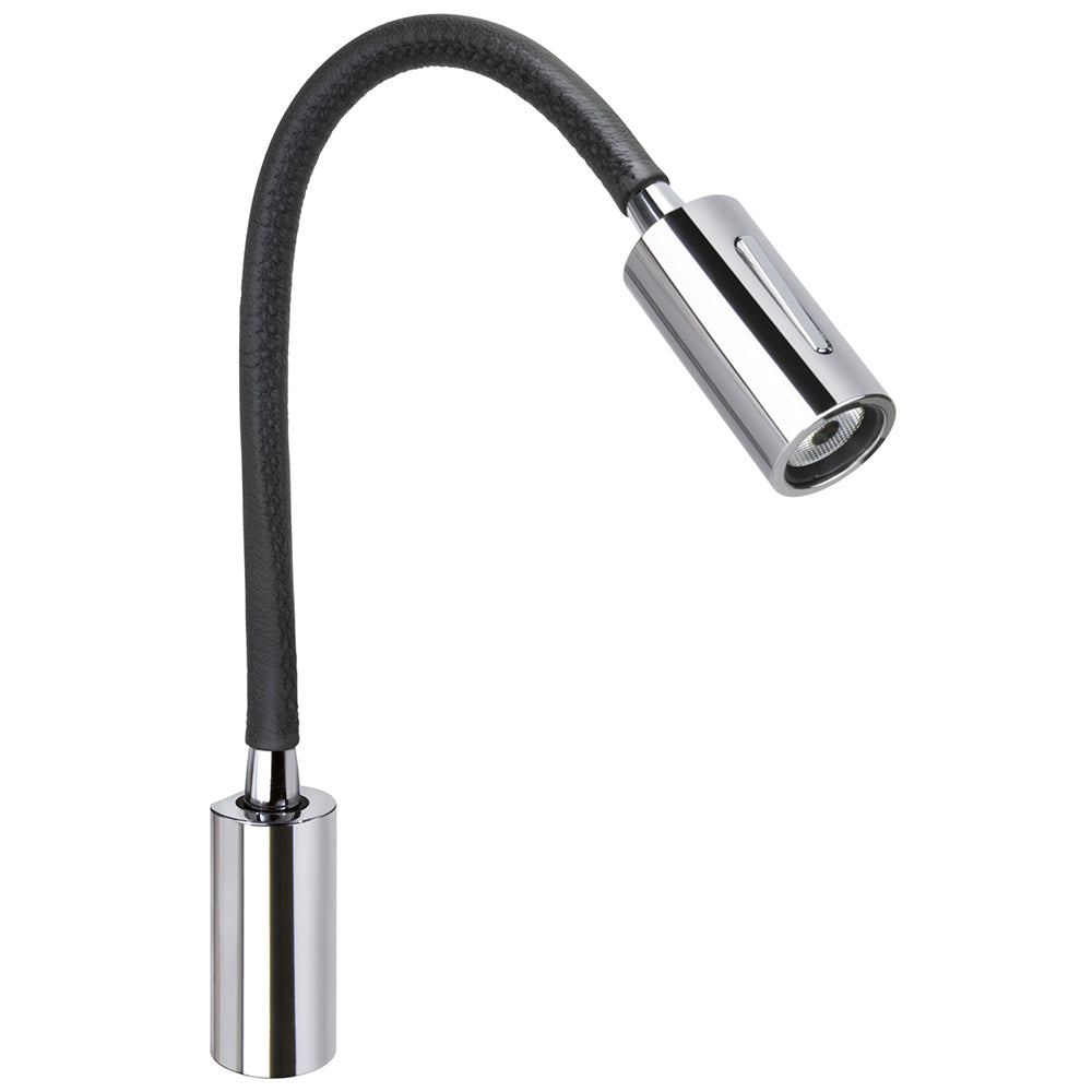 Quick Audrey WL Wall Light w/USB Switch Daylight Black Neopreme Chrome