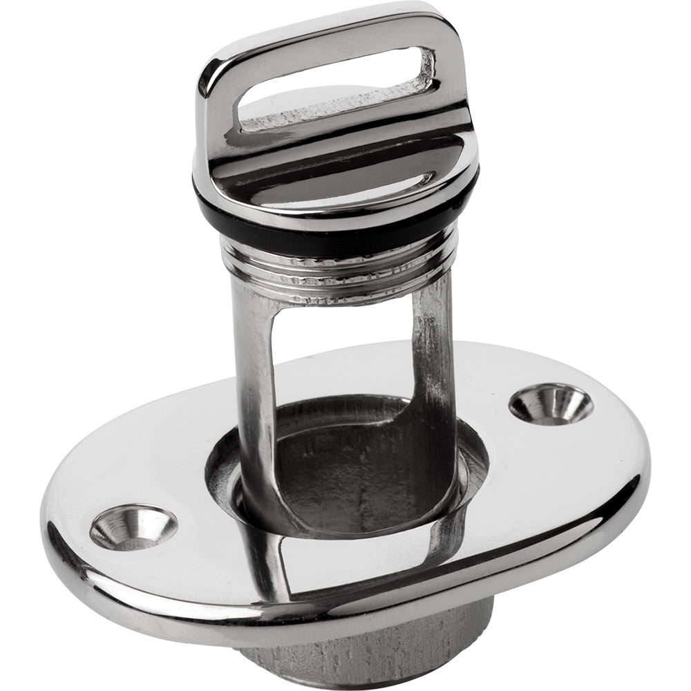 Sea-Dog Oblong Captive Garboard Drain Plug - 316 Stainless Steel