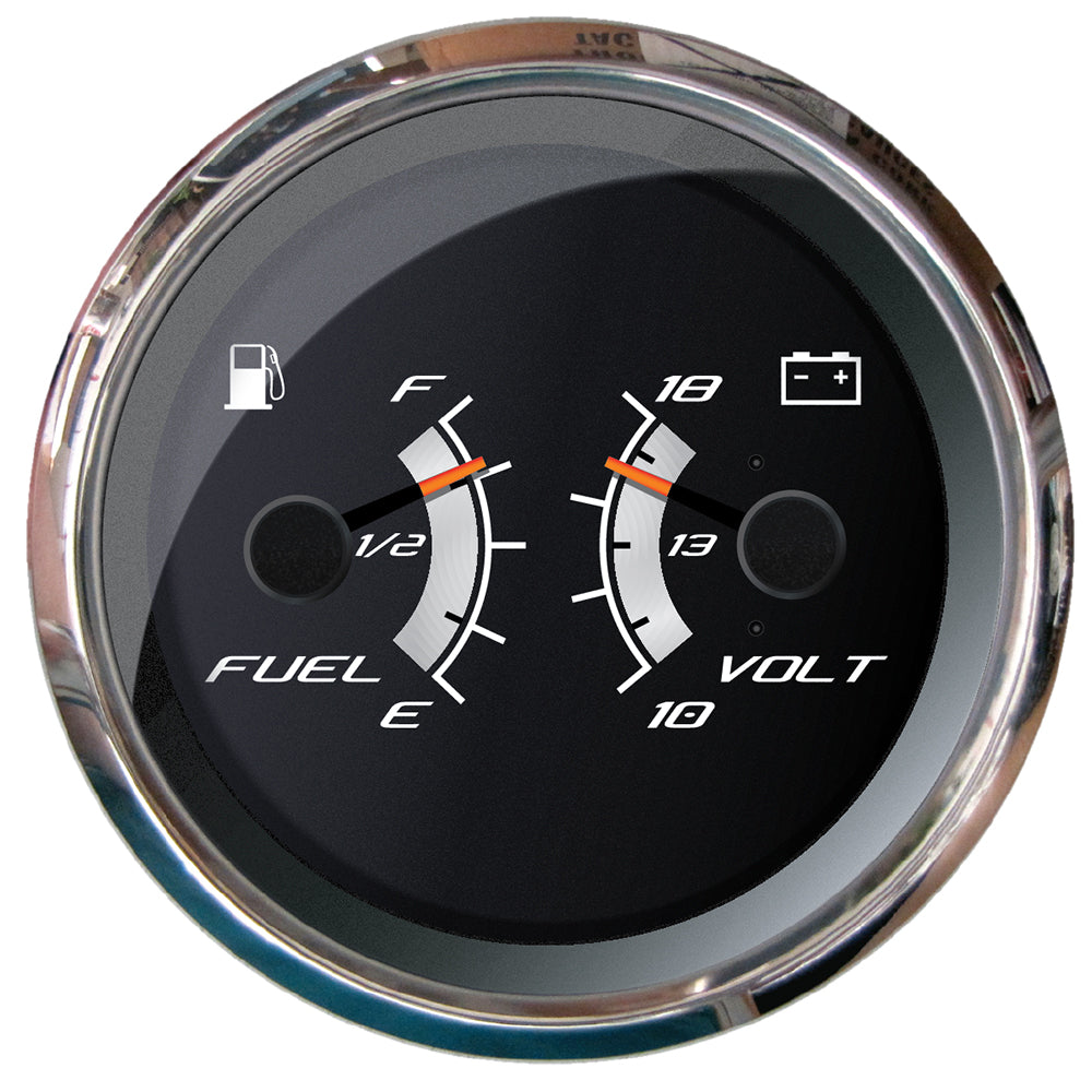 Faria Platinum 4" Multi-Function - Fuel Level Voltmeter