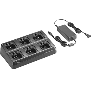Icom 6 Gang Charger w/AC Adapter f/M85 M85IS
