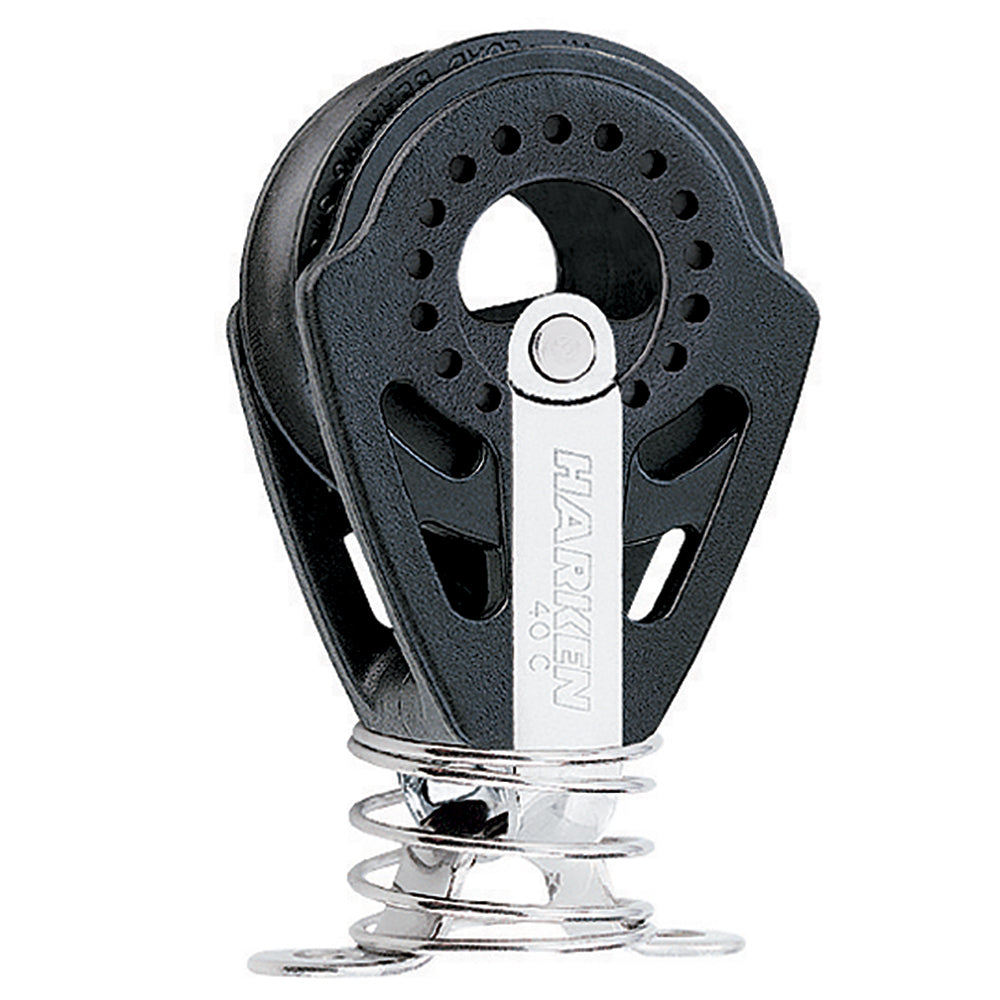 Harken 40mm Carbo Block w/Spring Eyestrap