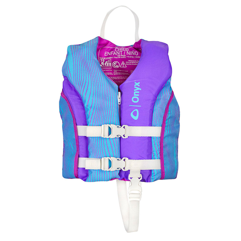 Onyx Shoal All Adventure Child Paddle Water Sports Life Jacket - Purple