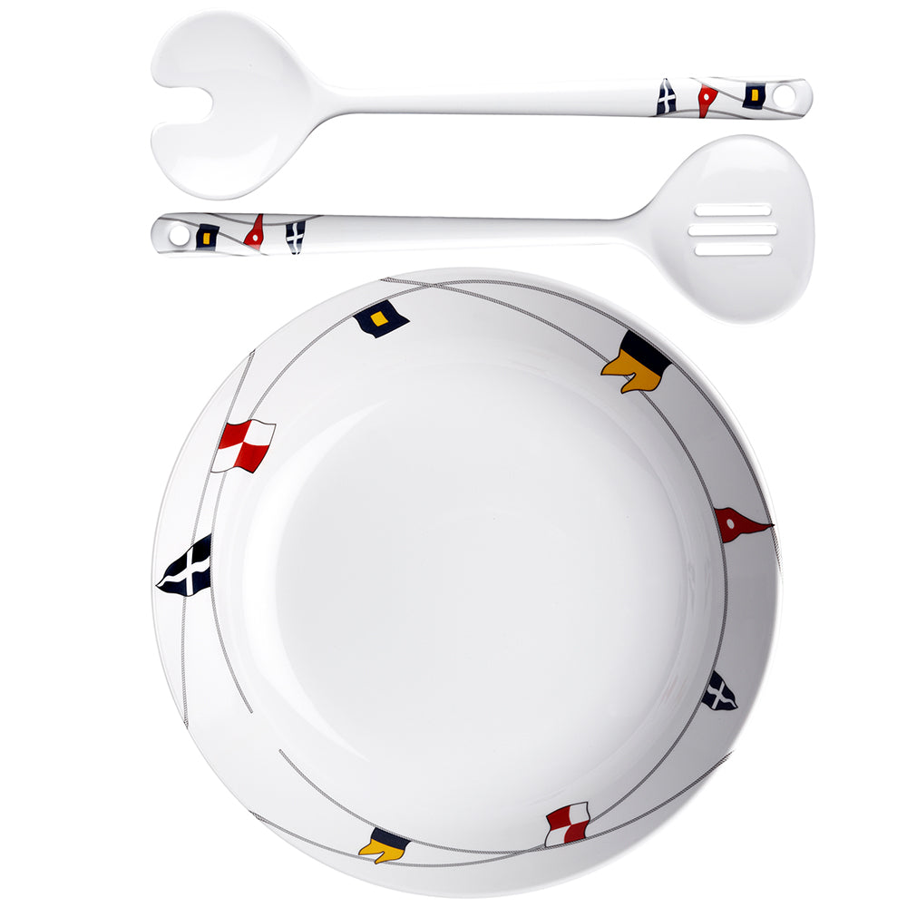 Marine Business Melamine Salad Bowl Servers - REGATA