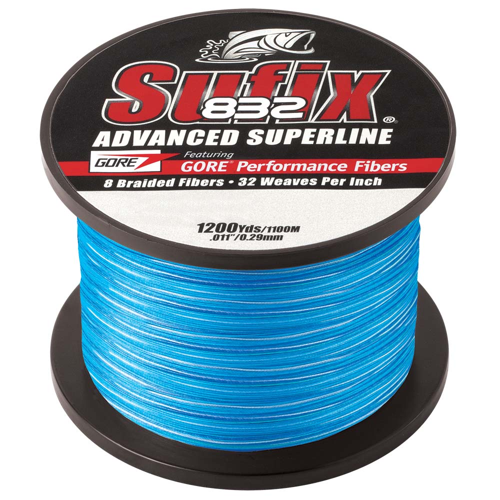 Sufix 832 Advanced Superline Braid - 6lb - Coastal Camo - 1200 yds