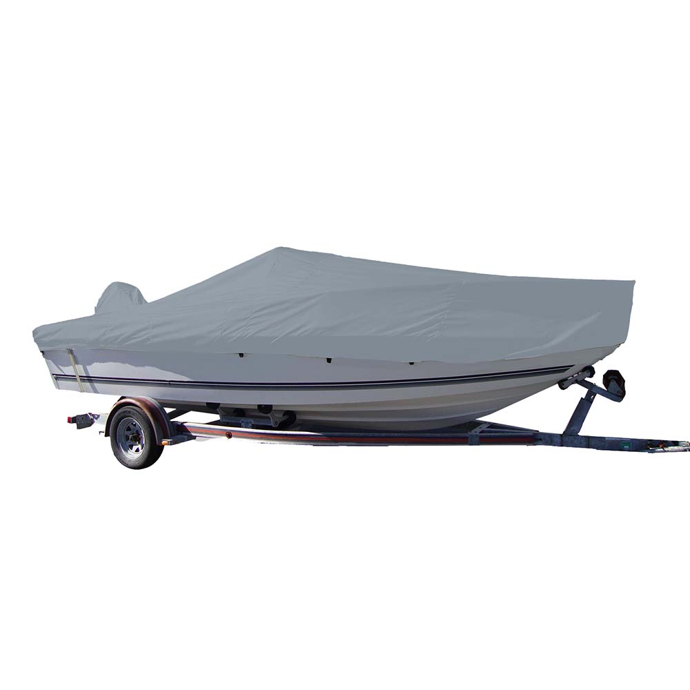 Carver Sun-DURA Styled-to-Fit Boat Cover f/22.5 V-Hull Center Console Fishing Boat - Grey