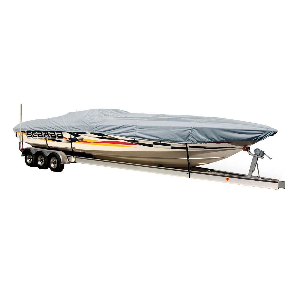 Carver Sun-DURA Styled-to-Fit Boat Cover f/28.5 Performance Style Boats - Grey
