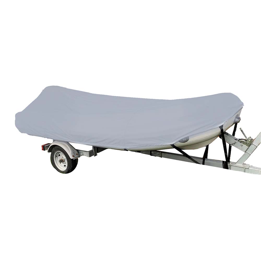 Carver Poly-Flex II Styled-to-Fit Boat Cover f/11.5 Sport-Type Inflatable Boats - Grey