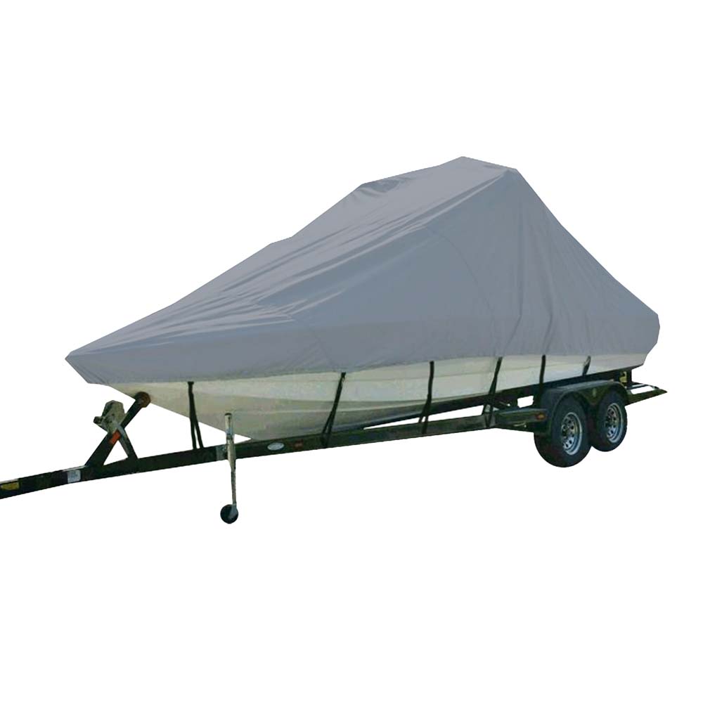 Carver Sun-DURA Specialty Boat Cover f/20.5 Inboard Tournament Ski Boats w/Tower Swim Platform - Grey
