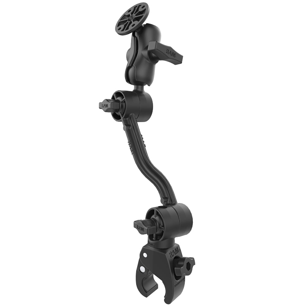 RAM Mount RAM Tough-Claw w/Ratchet Extension Arm Double Ball Mount