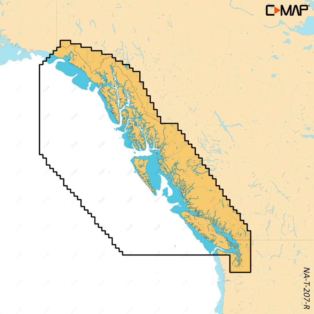 C-MAP REVEAL X - British Columbia Puget Sound
