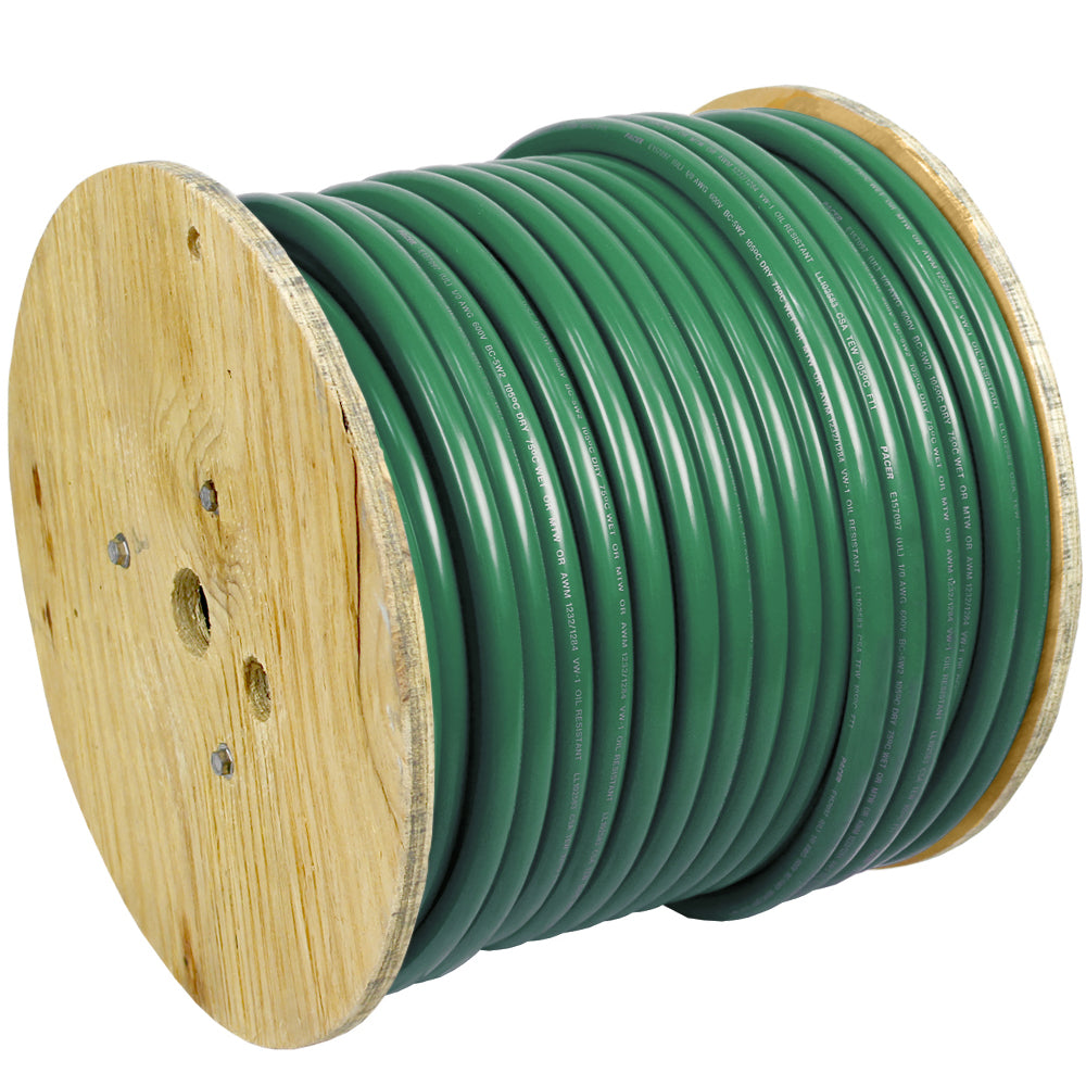 Pacer Green 2 AWG Battery Cable - 250