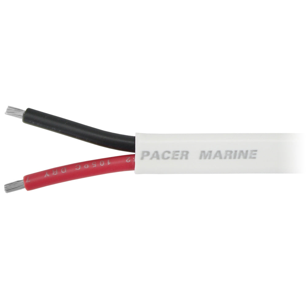 Pacer 16/2 AWG Duplex Cable - Flat Cable - Red/Black - 500'