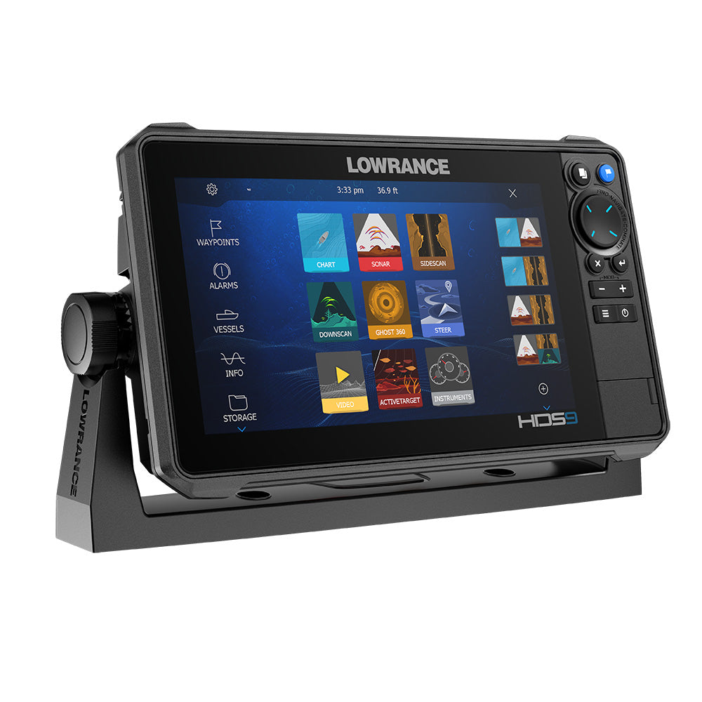 Lowrance HDS PRO 9 - w/ Preloaded C-MAP DISCOVER OnBoard Active Imaging HD Transducer