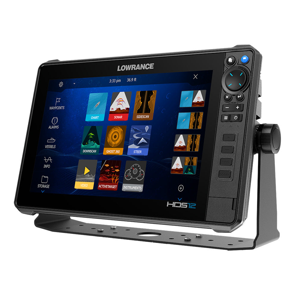 Lowrance HDS PRO 12 - w/ Preloaded C-MAP DISCOVER OnBoard Active Imaging HD Transducer