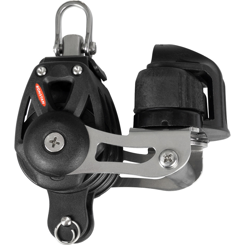 Ronstan Series 40 Orbit BB Triple Block w/Becket, Cleat Swivel Shackle