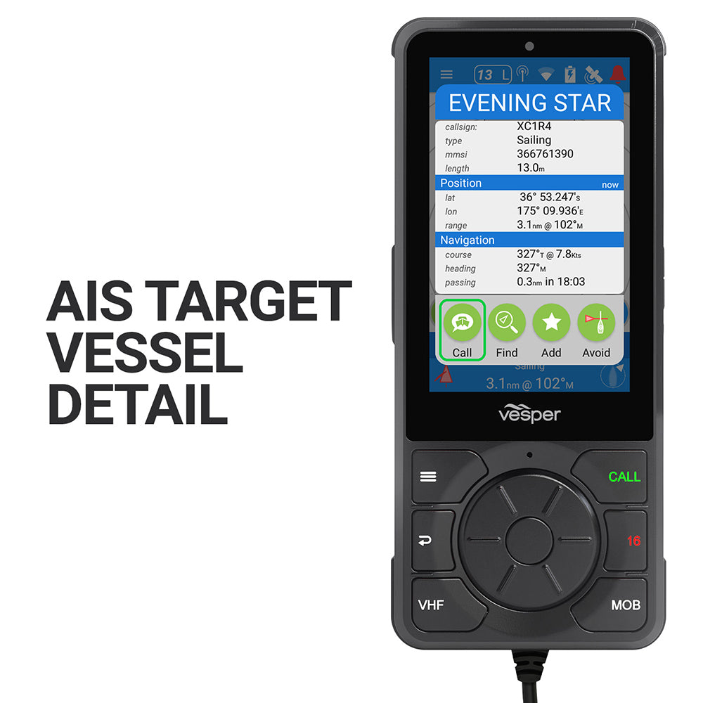 Vesper Cortex V1 - VHF Radio w/SOTDMA SmartAIS Remote Vessel Monitoring - Works Worldwide