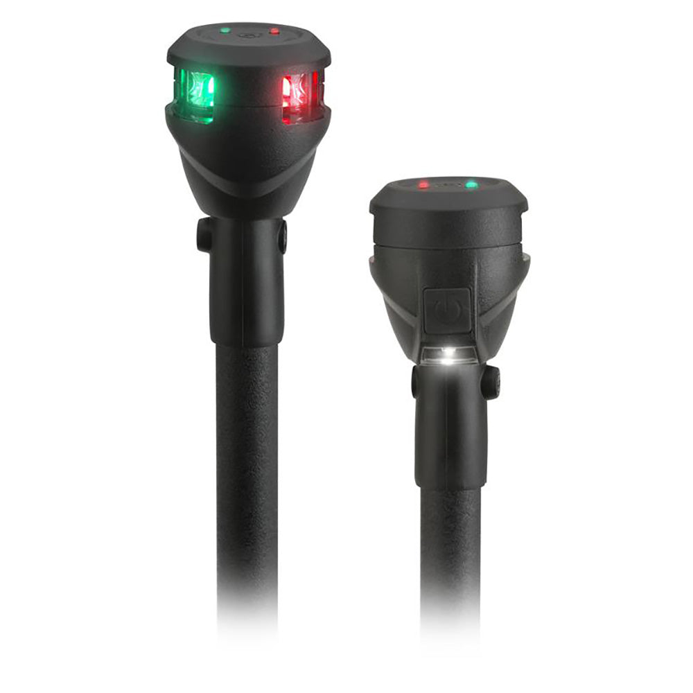 Attwood LightArmor Fast Action Bi-Color Pole Light With Task Light - 14" 3-Pin