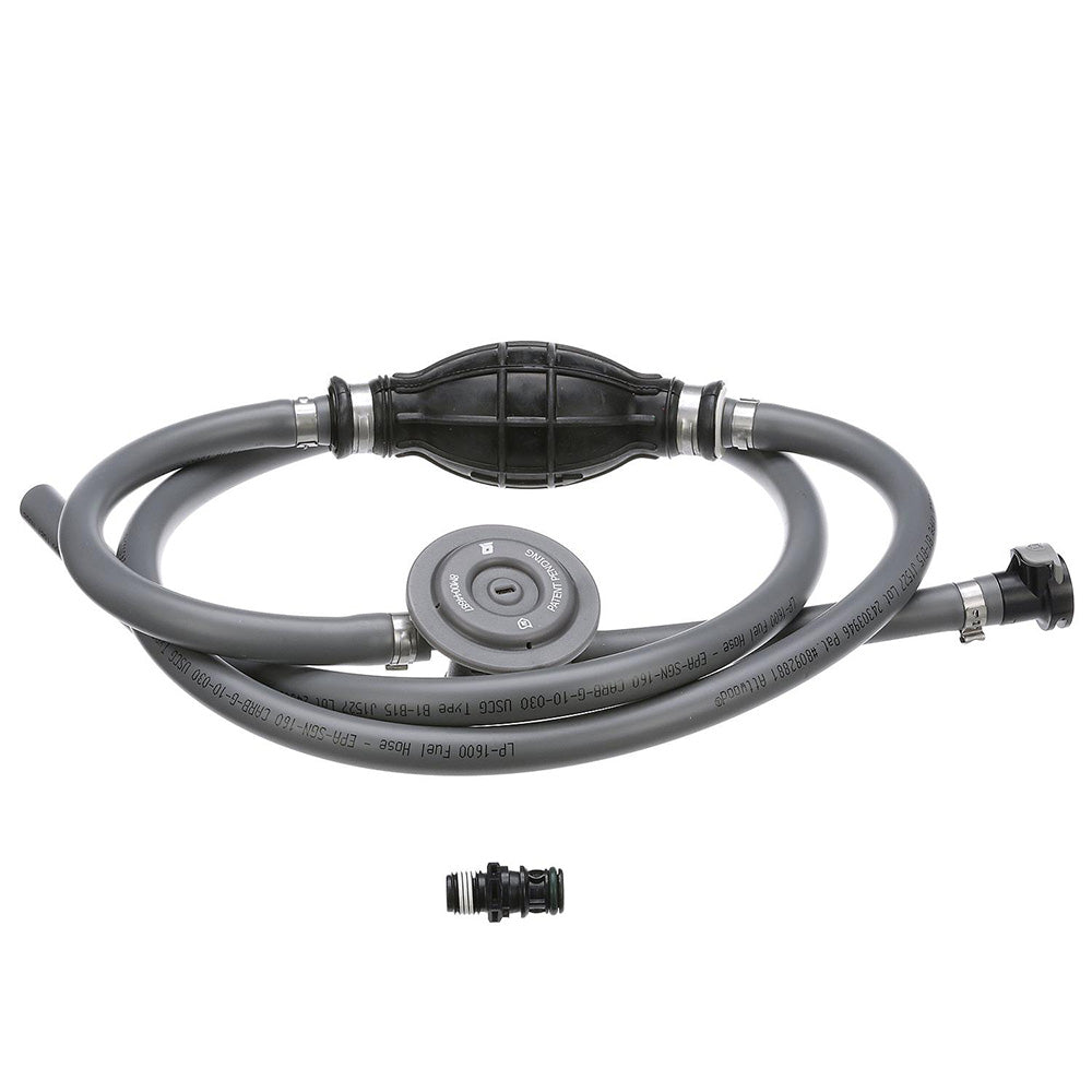 Attwood Universal Fuel Line Kit - 3/8" Dia. x 6 Length w/Sprayless Connectors Fuel Demand Valve